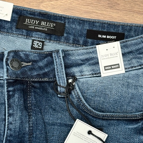 NEW Judy Blue High Rise Slim Boot Get The Boot Tummy Control Jeans Size 9/29 - Picture 5 of 16